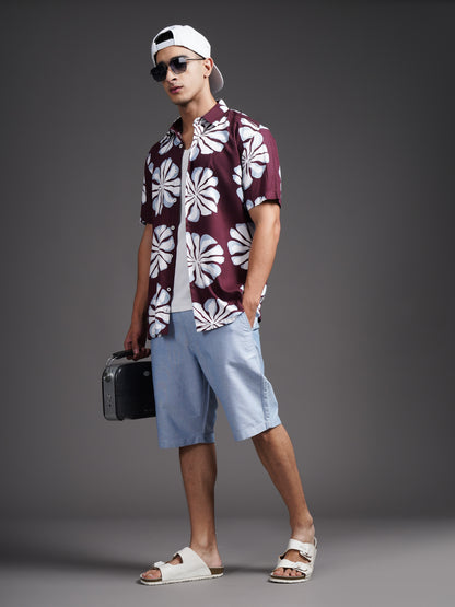 Eldun Black Printed Shirt