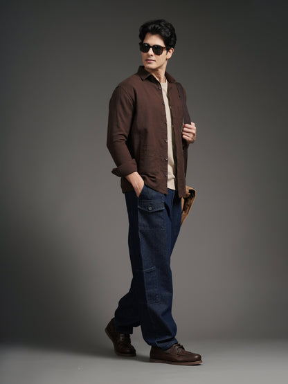 Triv Coffee Solid Overshirt