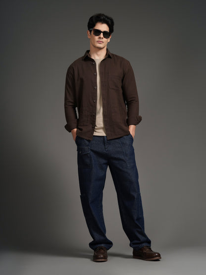 Triv Coffee Solid Overshirt