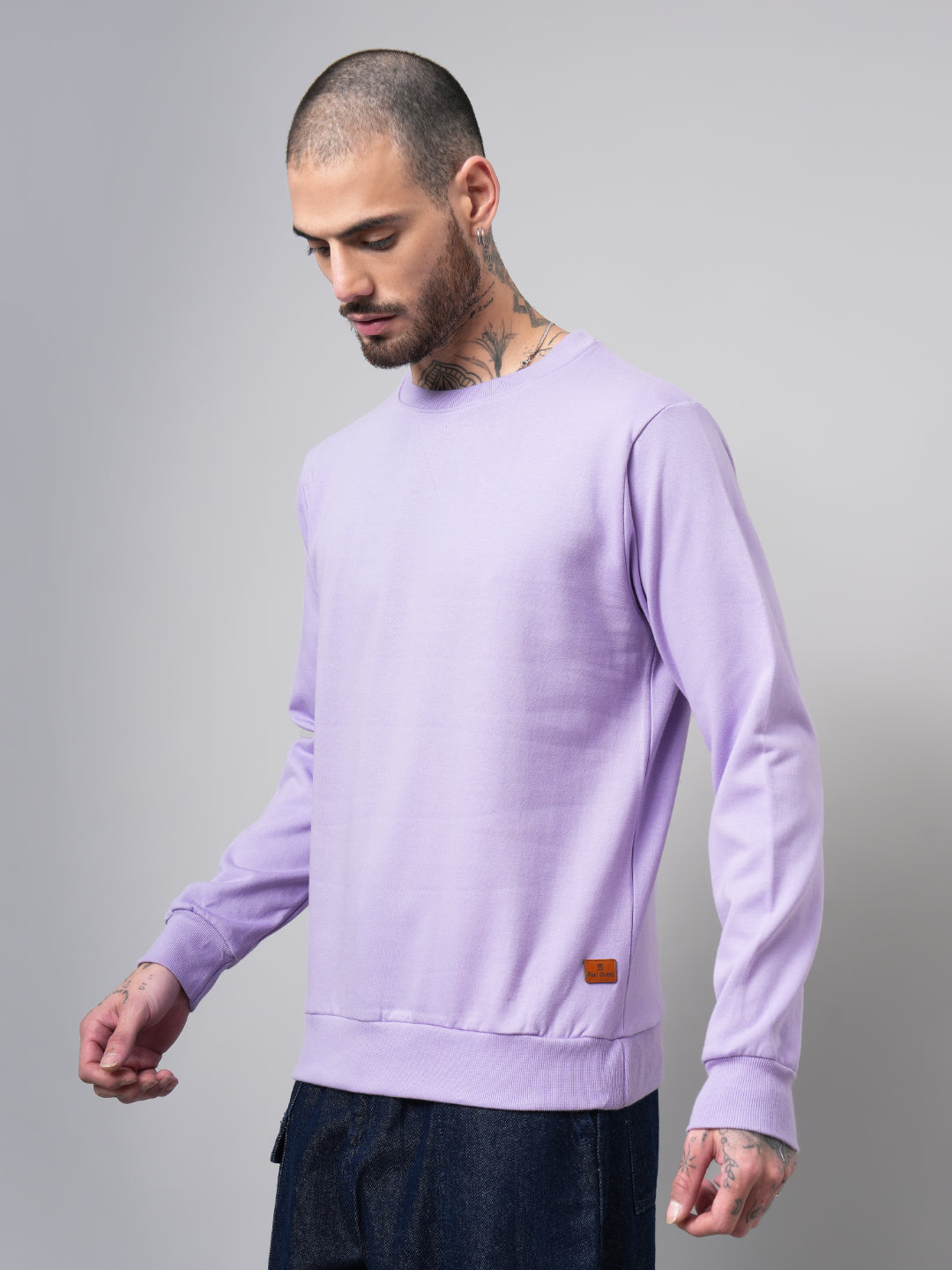 Solid Lilac Sweatshirt