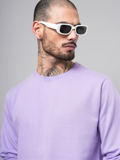 Solid Lilac Sweatshirt