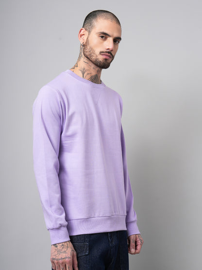 Solid Lilac Sweatshirt