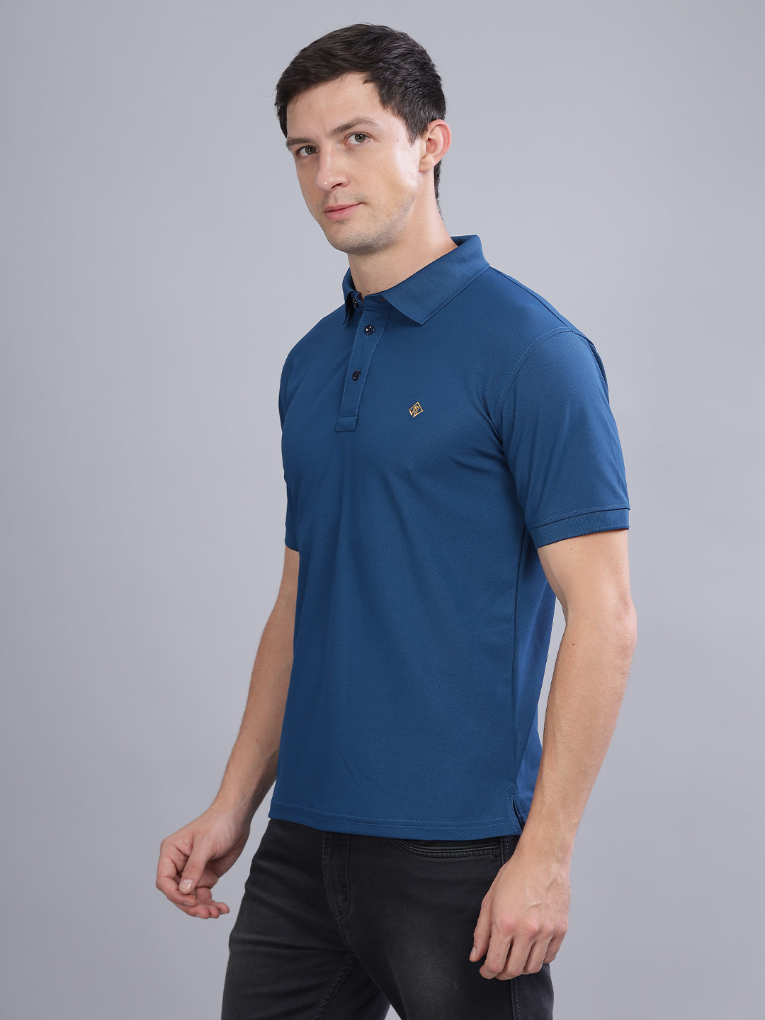 Blue Dryfit Polo T-Shirt
