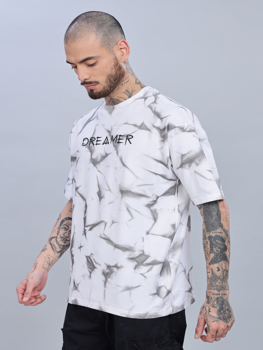 Dreamer Oversized White T-Shirt