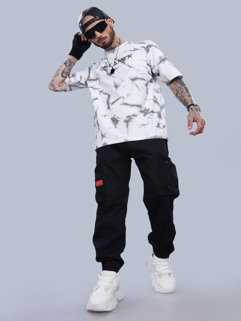 Dreamer Oversized White T-Shirt