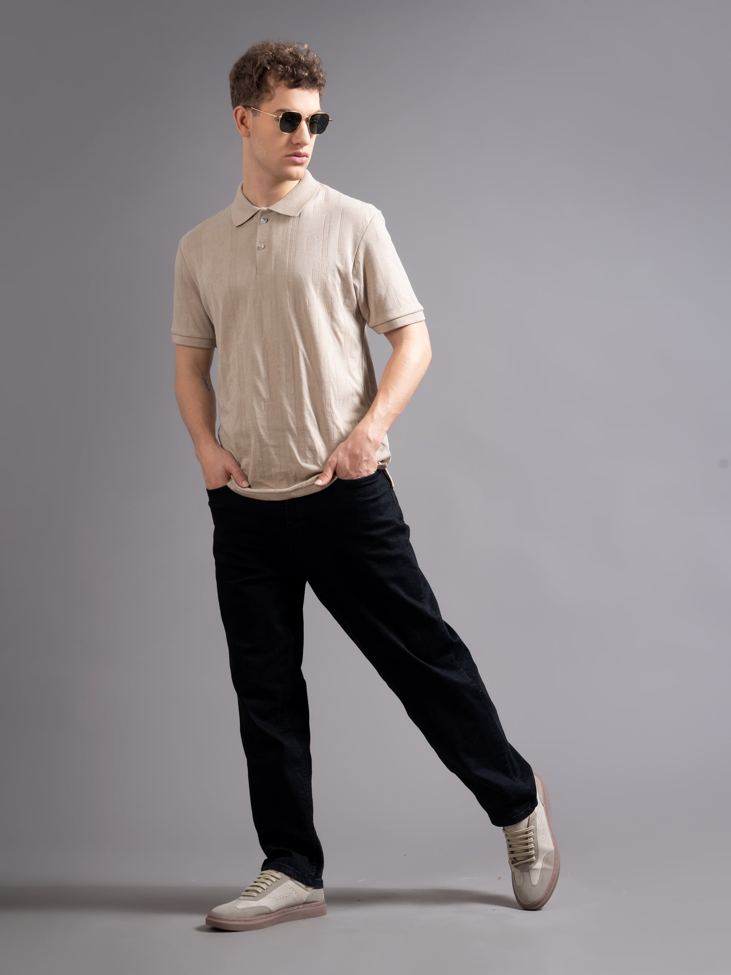 Ascot Biege Polo T-Shirt