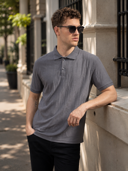 Ascot Grey Polo T-Shirt