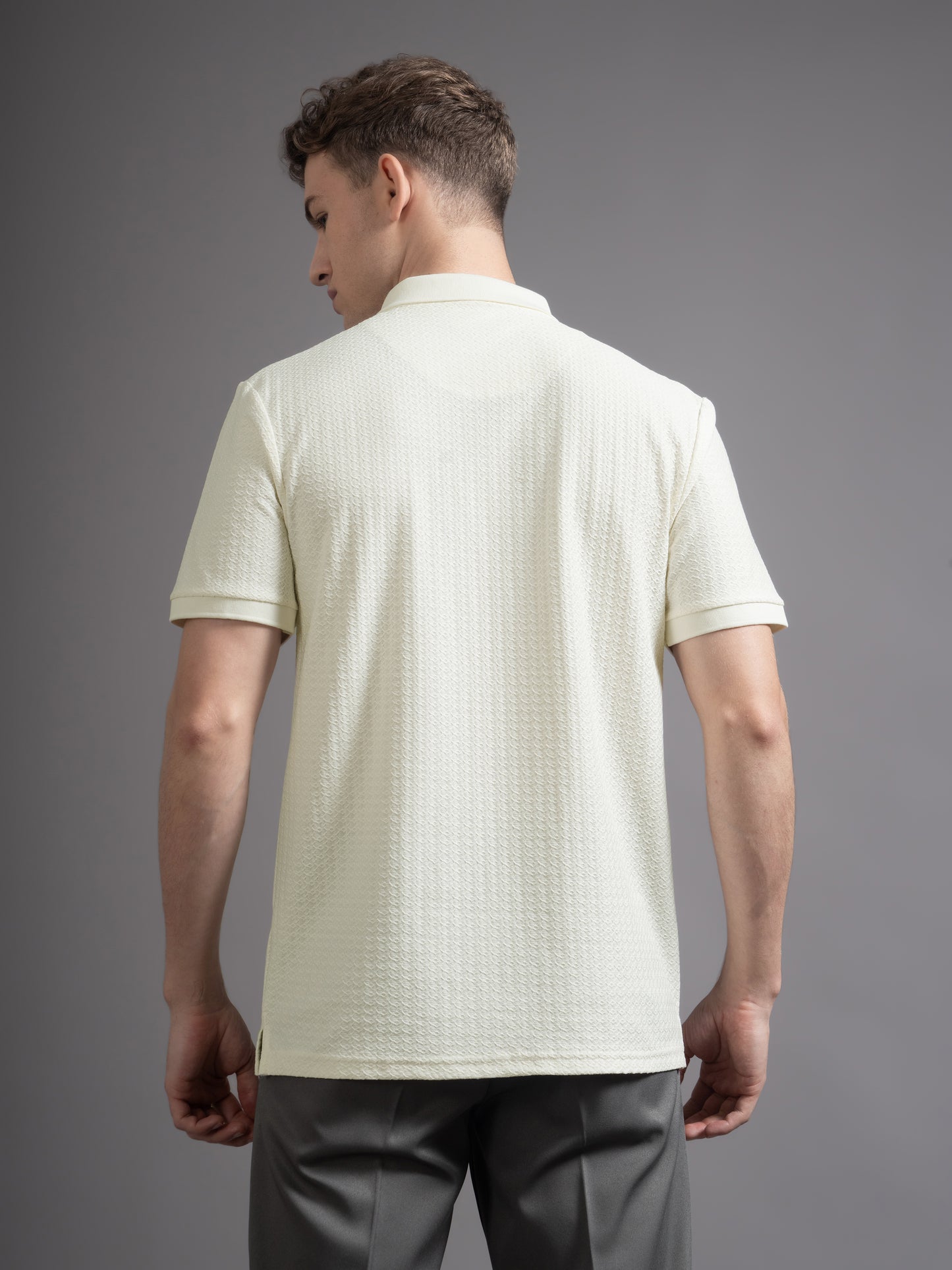Aspen Beige Polo T-Shirt