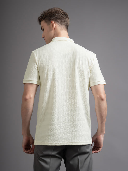 Aspen Beige Polo T-Shirt