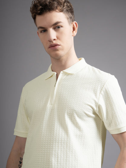 Aspen Beige Polo T-Shirt