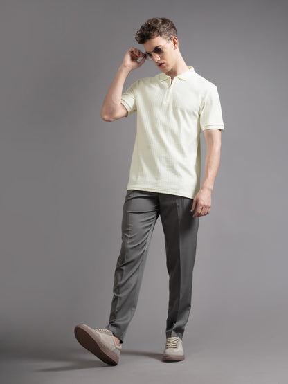 Aspen Beige Polo T-Shirt