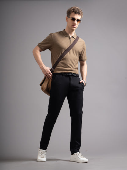 Aspen Brown Polo T-Shirt