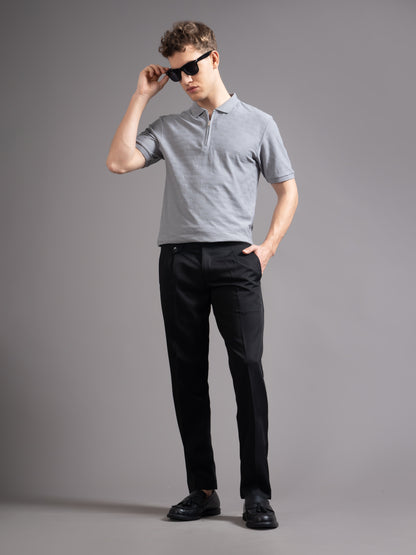 Aspen Grey Polo T-Shirt
