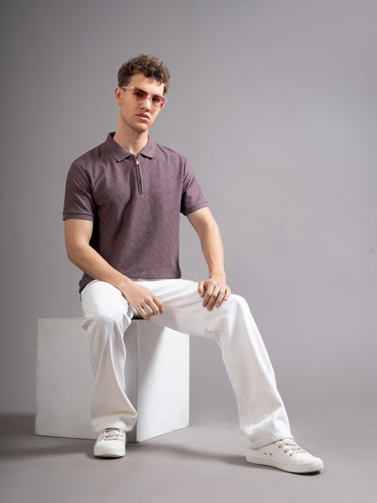 Aspen Mauve Polo T-Shirt