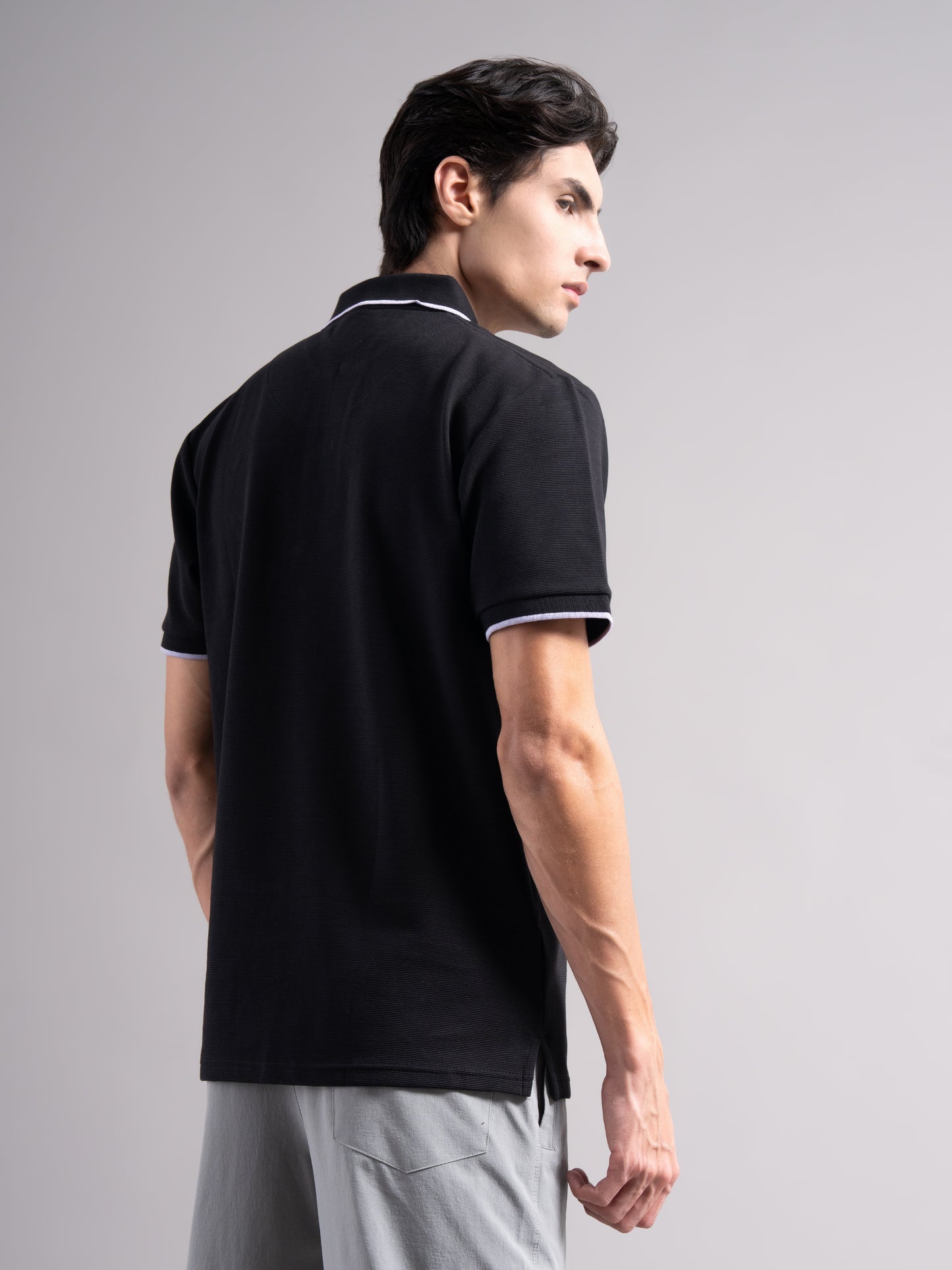 Aurel Black Polo T-Shirt