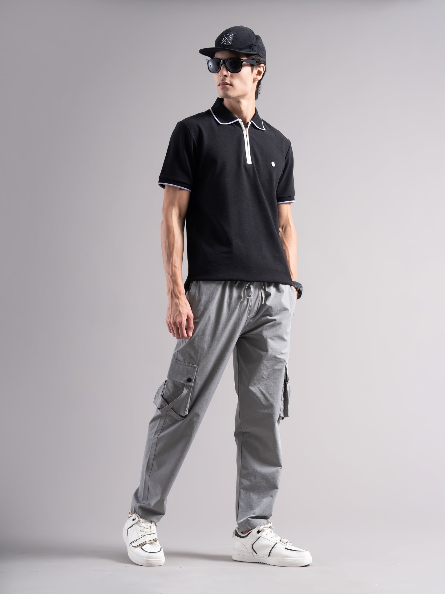 Aurel Black Polo T-Shirt