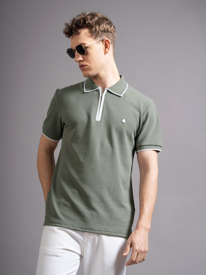 Aurel Green Polo T-Shirt