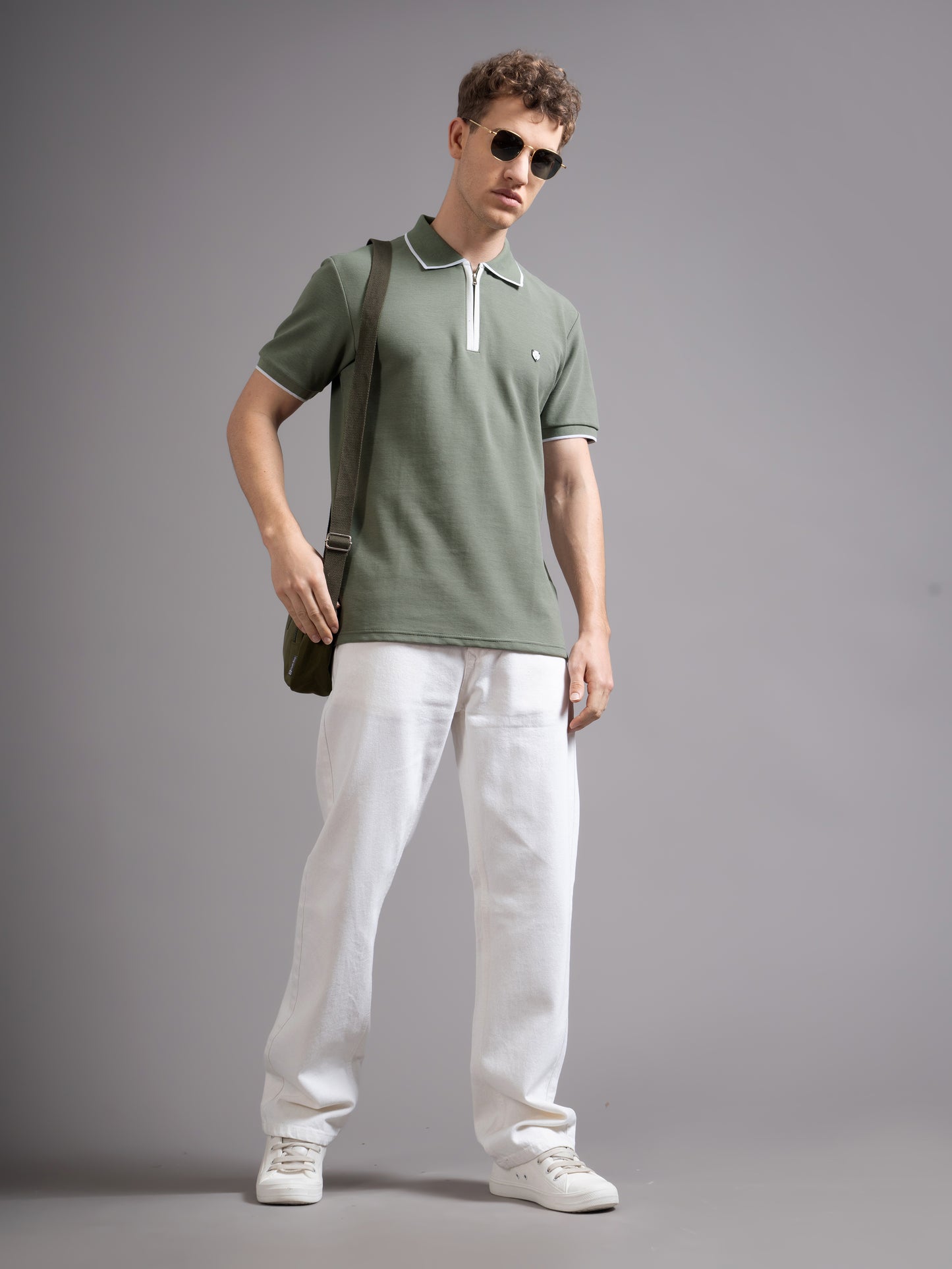 Aurel Green Polo T-Shirt