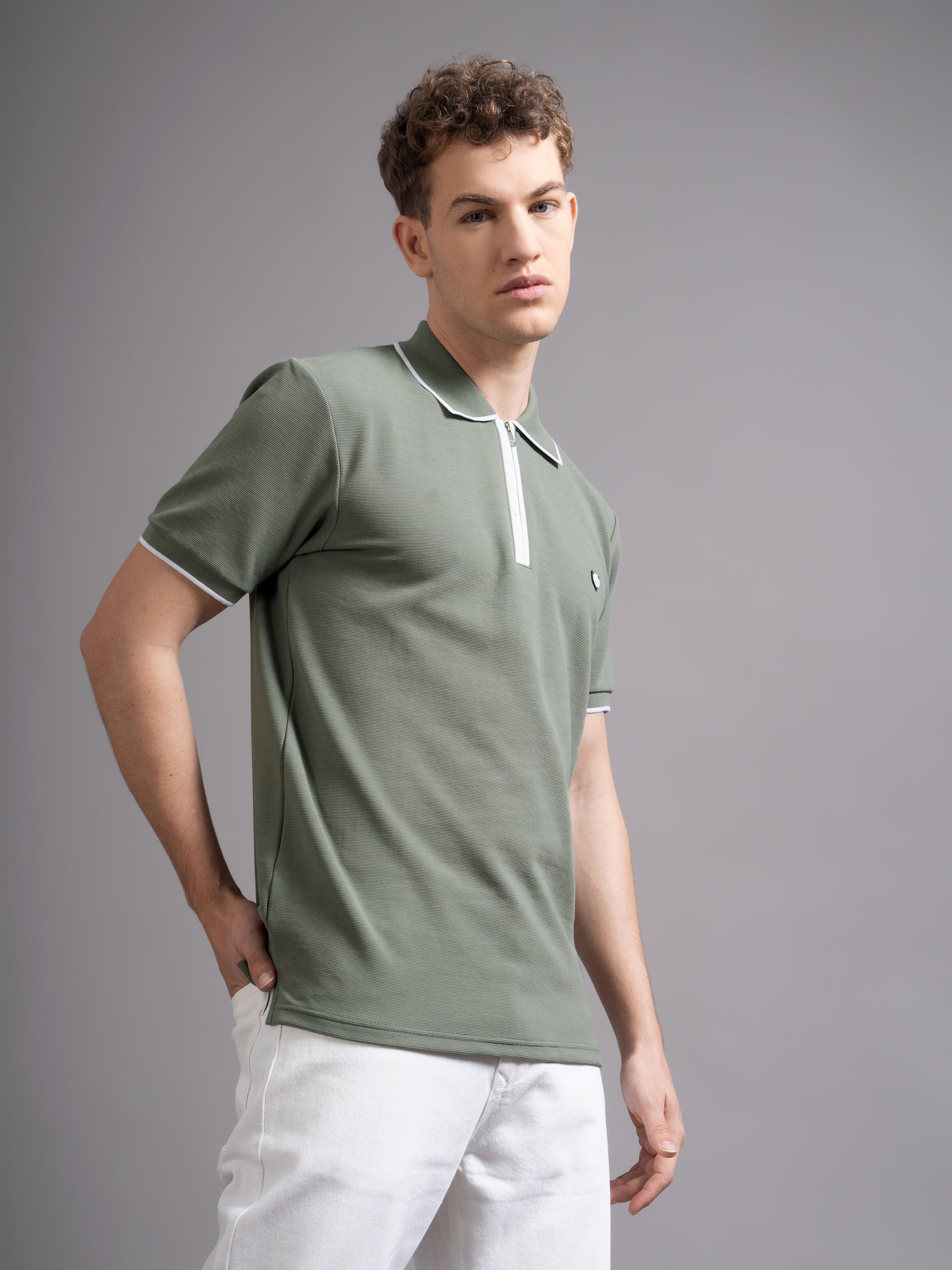 Aurel Green Polo T-Shirt