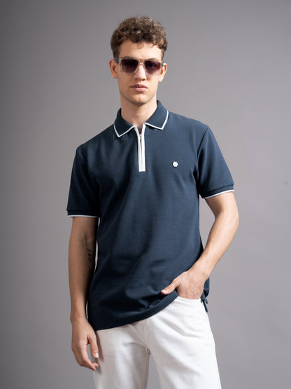 Aurel Navy Polo T-Shirt
