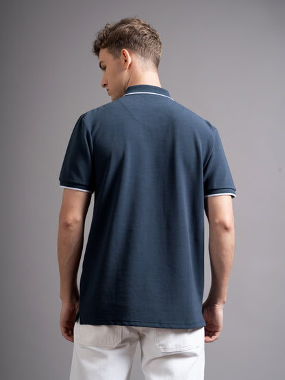 Aurel Navy Polo T-Shirt