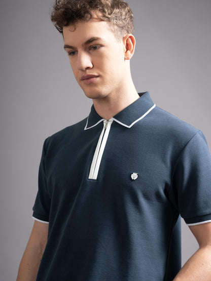 Aurel Navy Polo T-Shirt