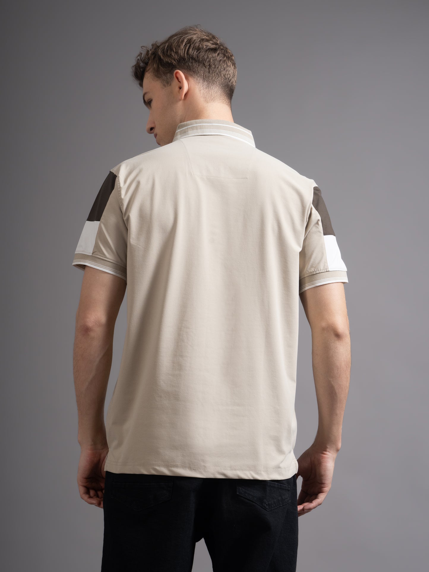 Bergen Beige Polo T-Shirt