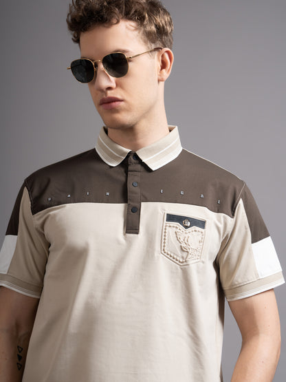 Bergen Beige Polo T-Shirt