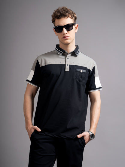 Bergen Black Polo T-Shirt