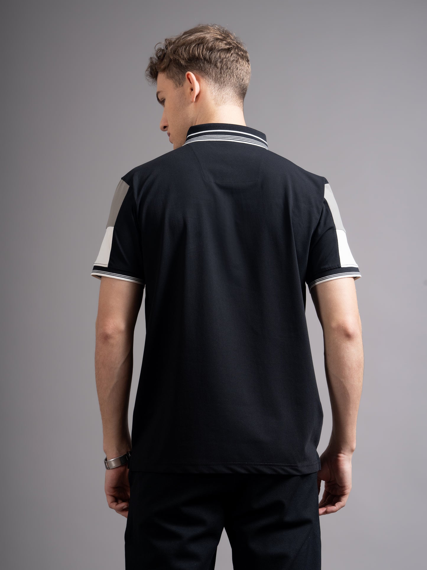 Bergen Black Polo T-Shirt