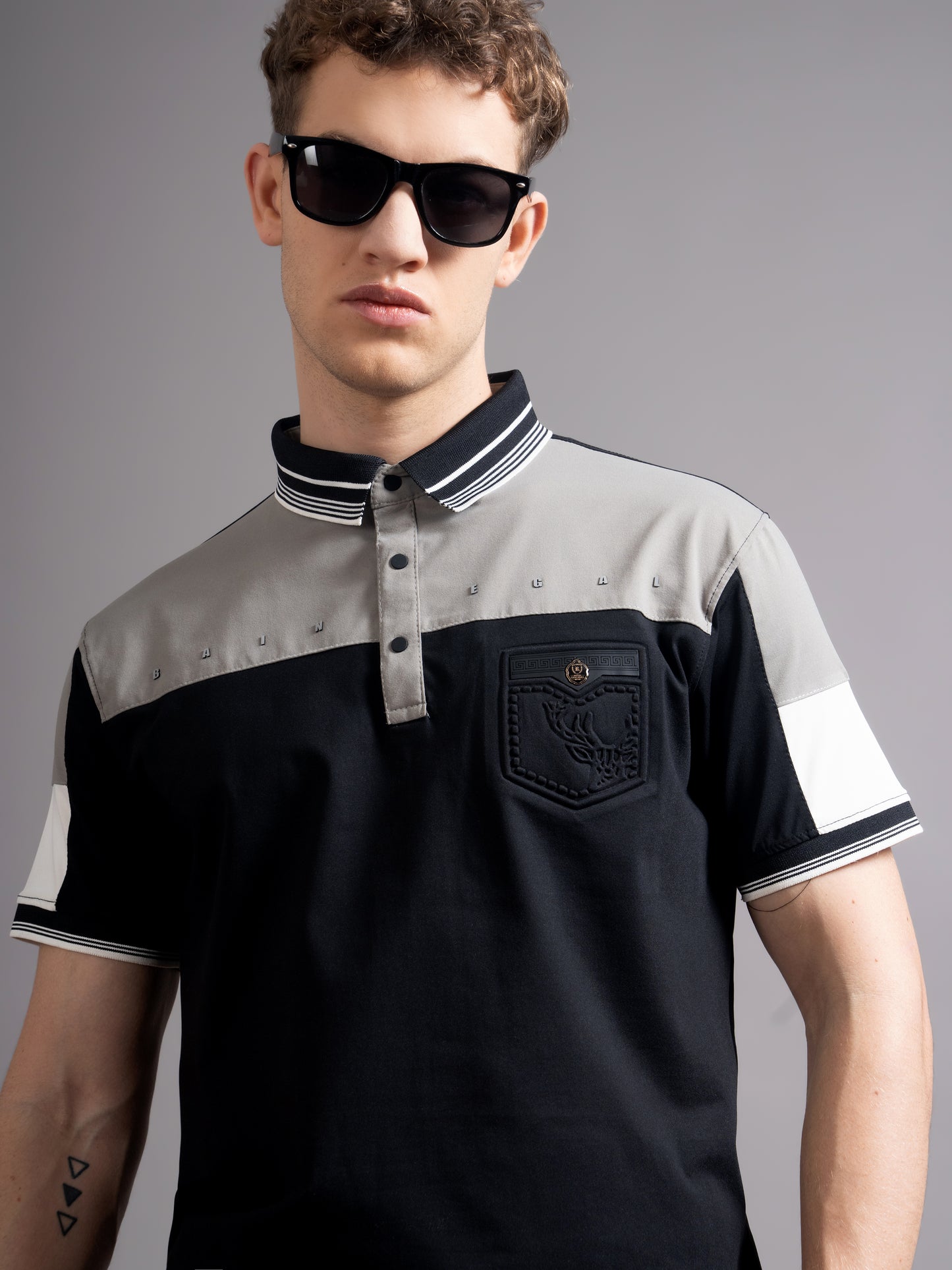 Bergen Black Polo T-Shirt