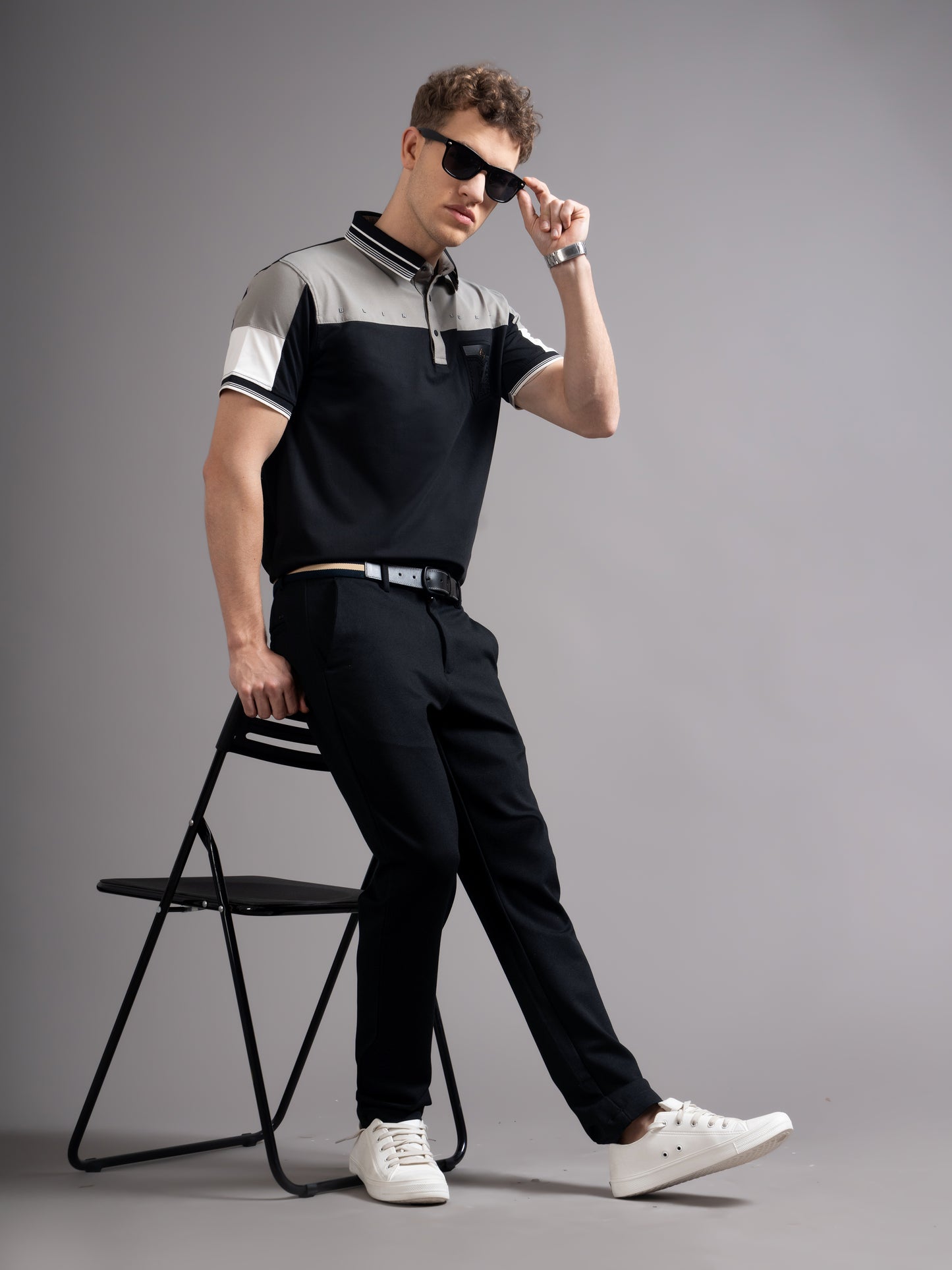 Bergen Black Polo T-Shirt