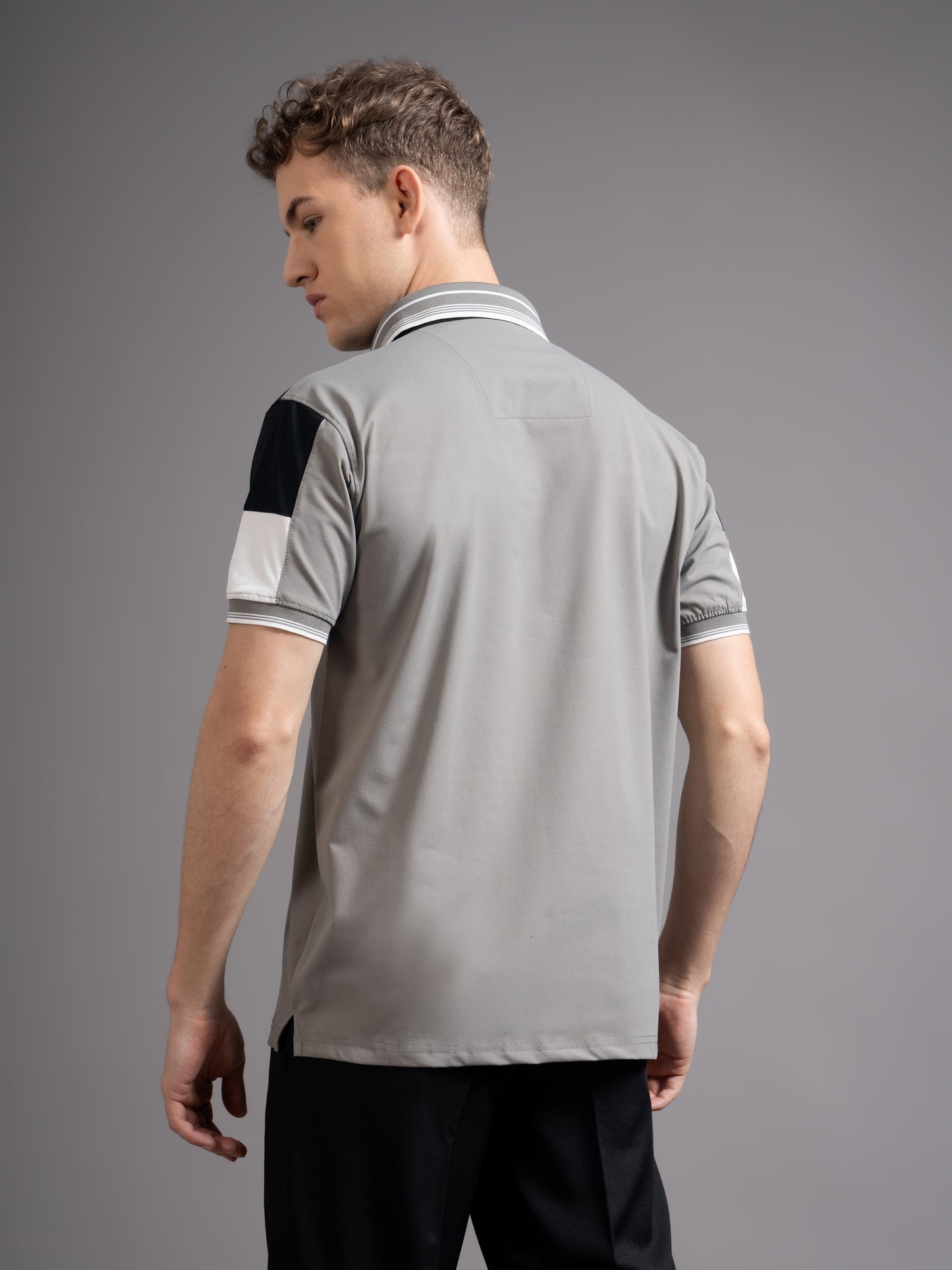Bergen Grey Polo T-Shirt