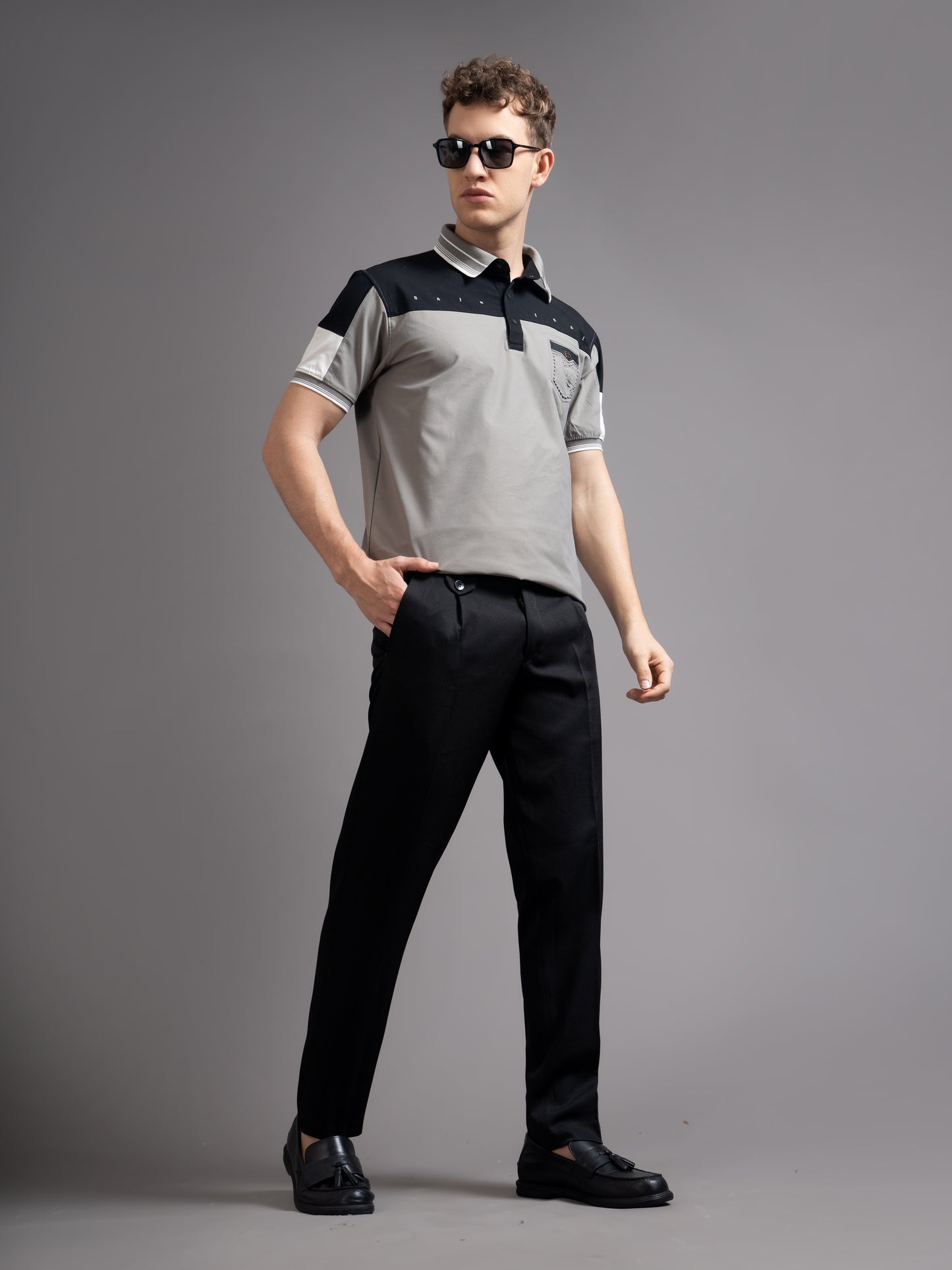 Bergen Grey Polo T-Shirt
