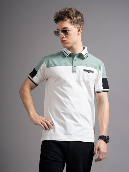 Bergen White Polo T-Shirt