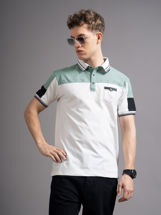 Bergen White Polo T-Shirt