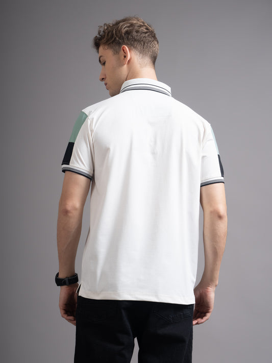 Bergen White Polo T-Shirt