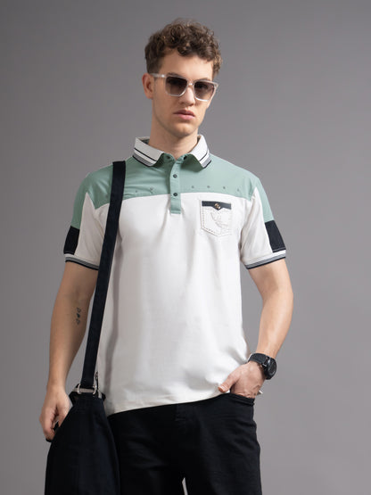 Bergen White Polo T-Shirt
