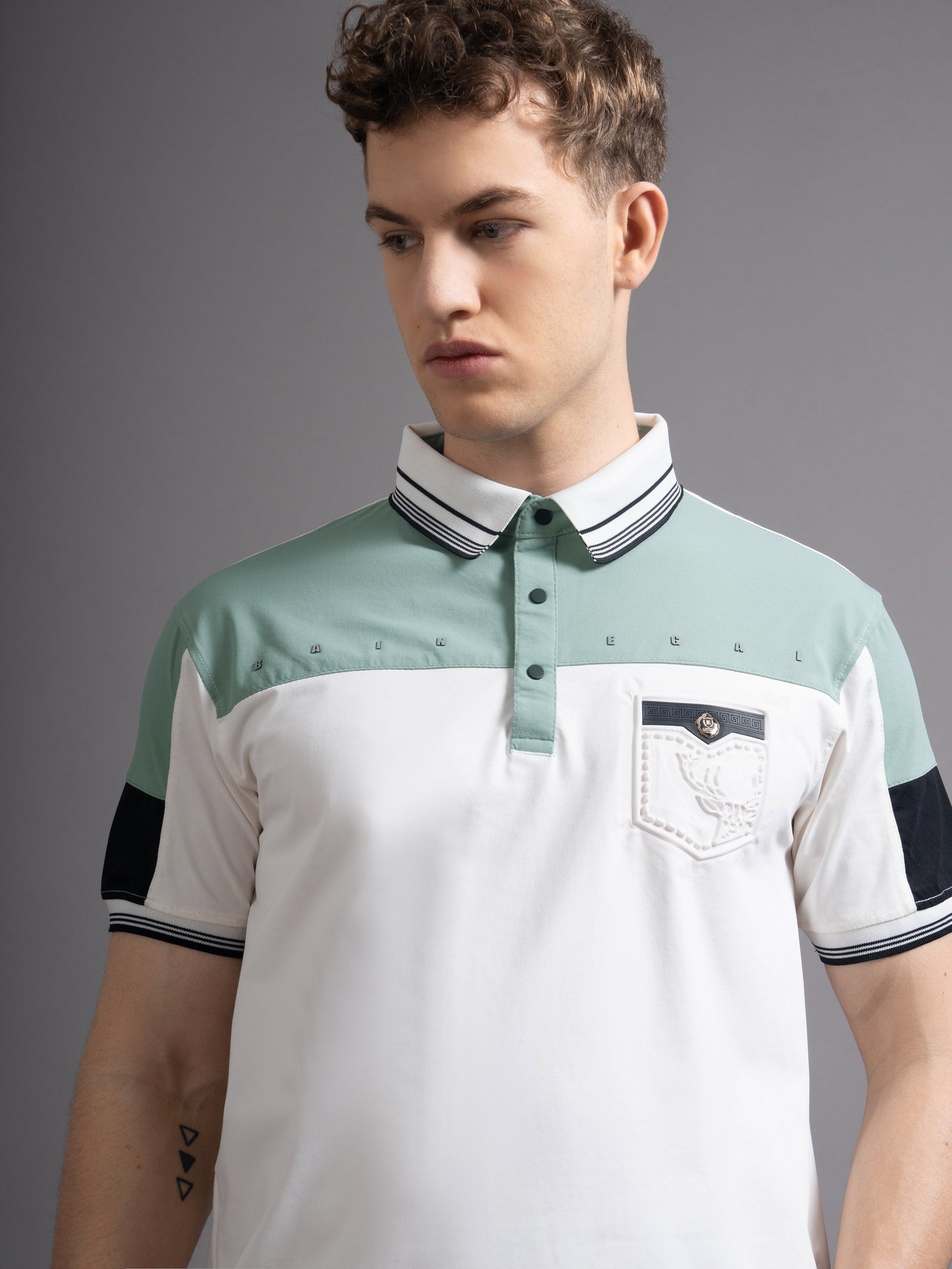 Bergen White Polo T-Shirt