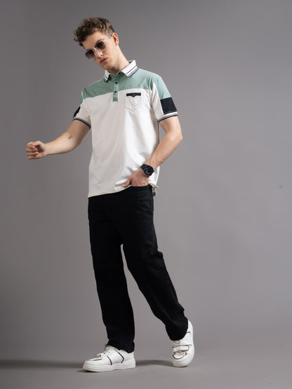 Bergen White Polo T-Shirt