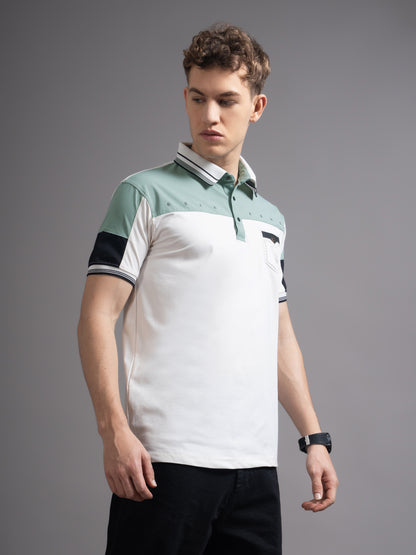 Bergen White Polo T-Shirt
