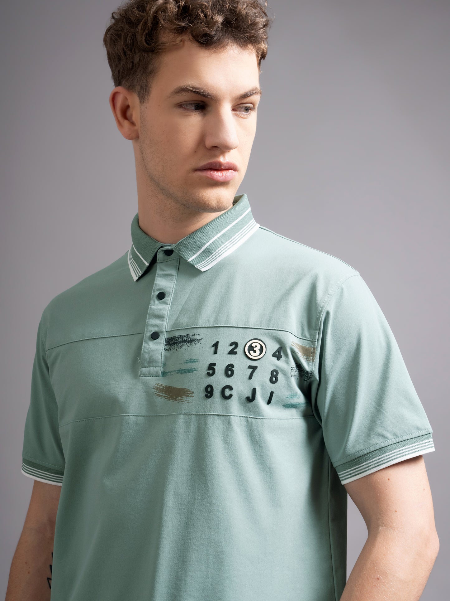 Calver Green Polo T-Shirt
