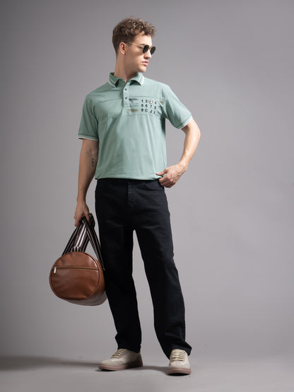 Calver Green Polo T-Shirt