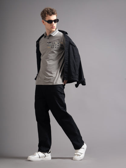 Calver Grey Polo T-Shirt