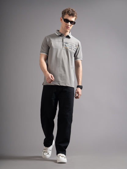 Calver Grey Polo T-Shirt