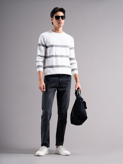 Astor Grey Knit T-Shirt