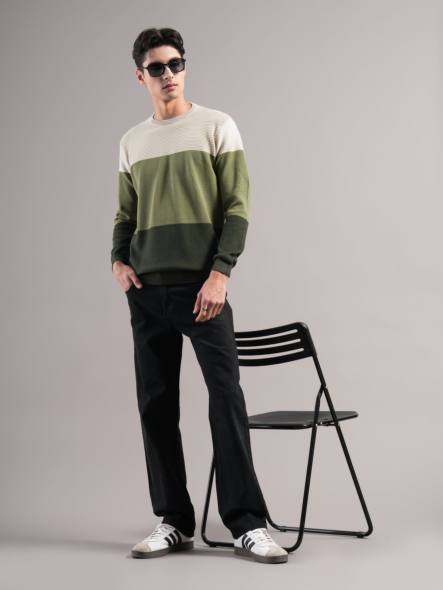 Tier Green Knit T-Shirt