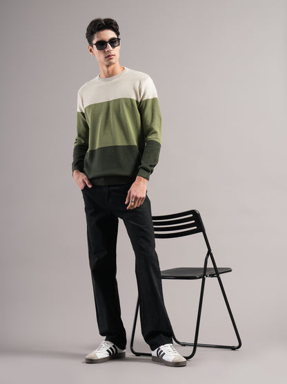 Tier Green Knit T-Shirt