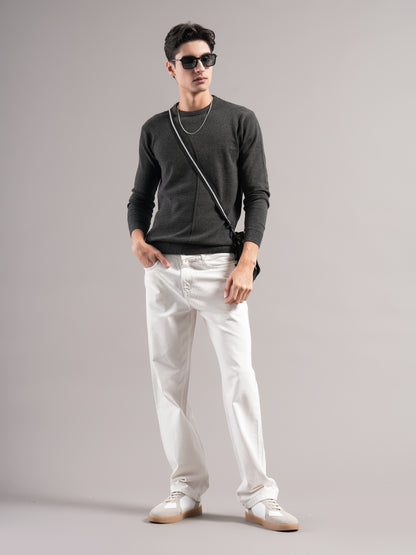 Arc Grey Knit T-Shirt