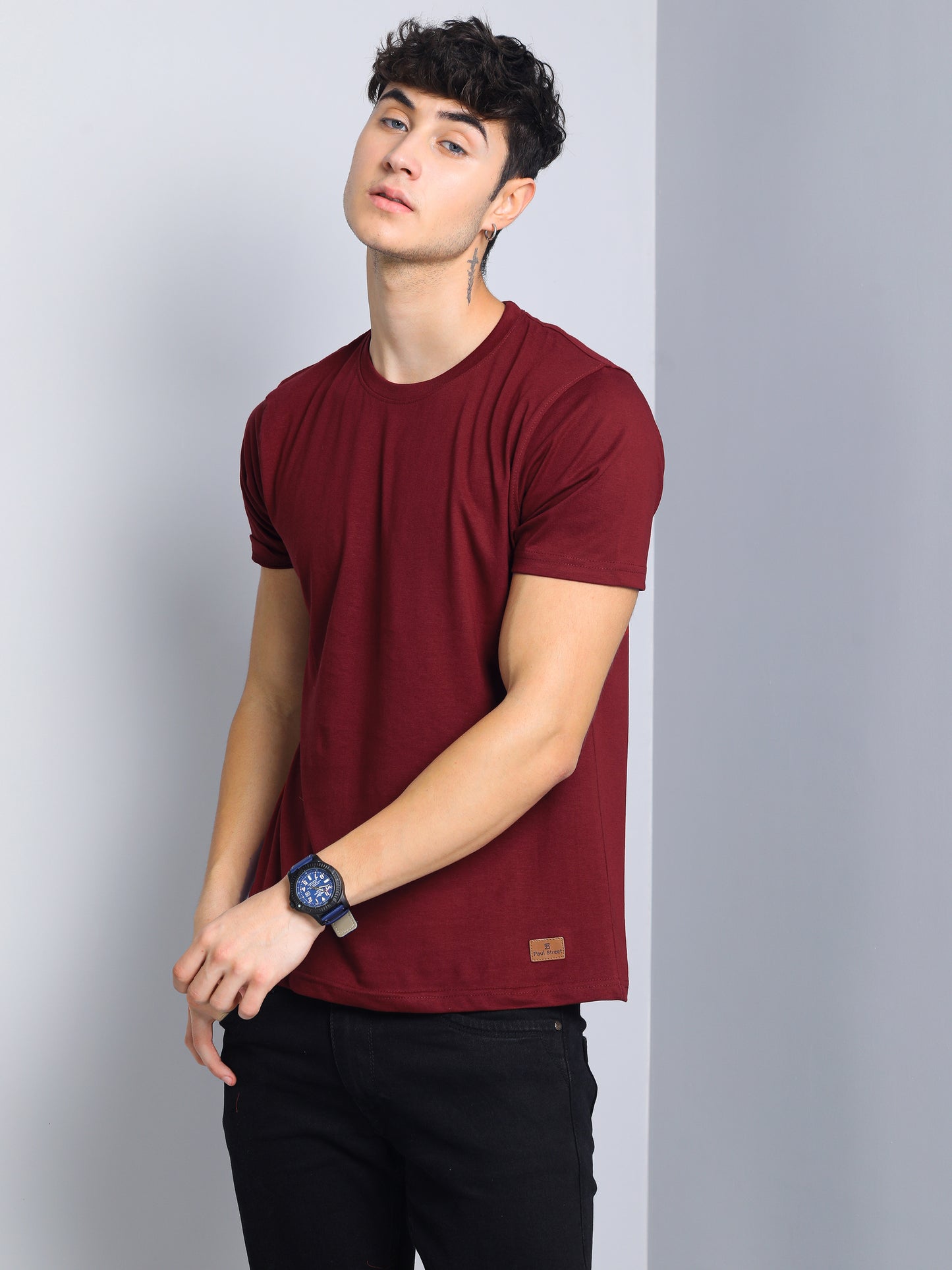 Plain Maroon T-Shirt